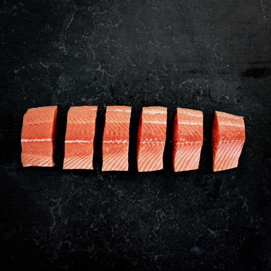 SPECIAL Atlantic Salmon Fillet Skin On 1kg Packets Fresh (5x200g)
