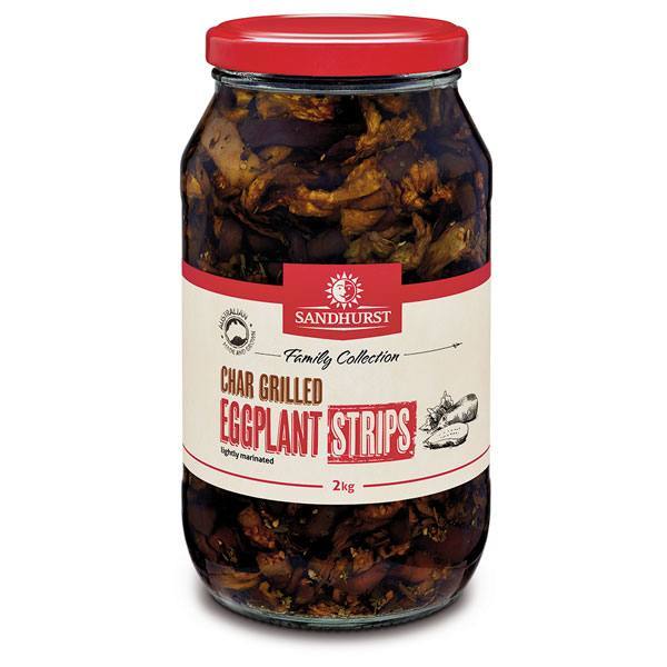 Sandhurst Char Grilled Eggplant Strips 2kg