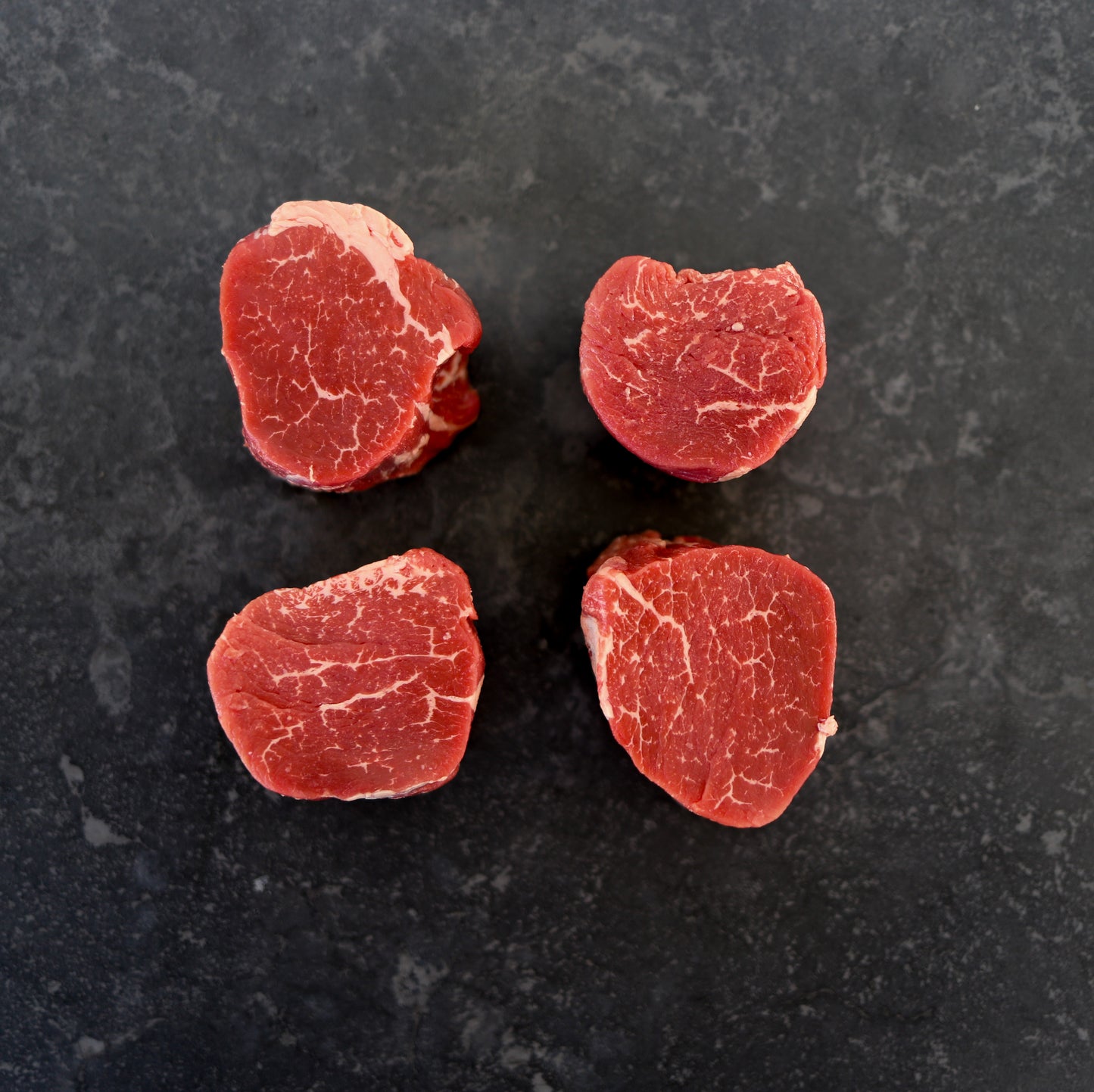 Beef Eye Fillet Grain Fed 4/Tray (~250g each)