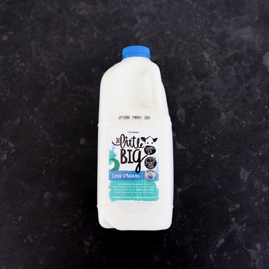 Little Big Dairy Less Cream Milk 2L