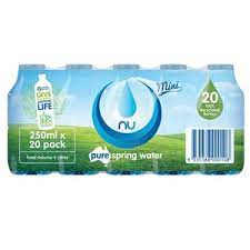 NuPure Water 20x250ml Case