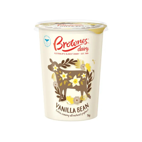 Brownes Yoghurt Vanilla Bean 1kg