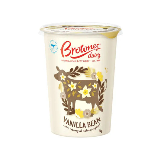 Brownes Yoghurt Vanilla Bean 1kg