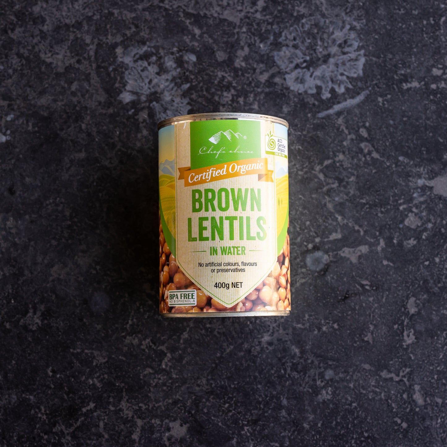 Certified Organic Brown Lentils 400g