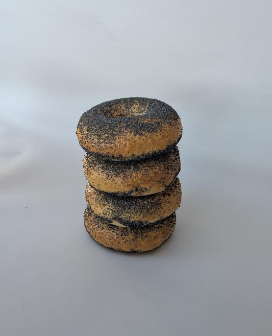 SPECIAL Poppy Bagel 4 Pack from Love Street Bagels