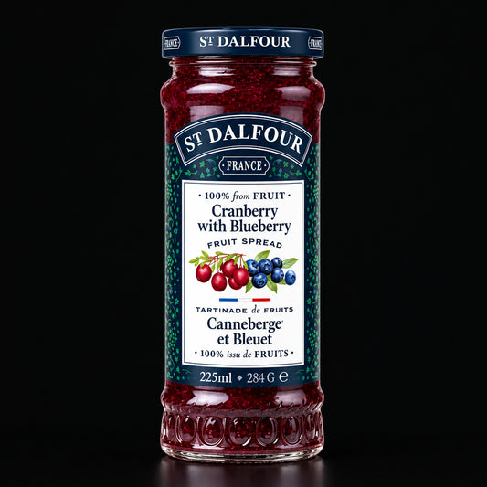 St Dalfour Cranberry & Blueberry Fruit Spread 284g