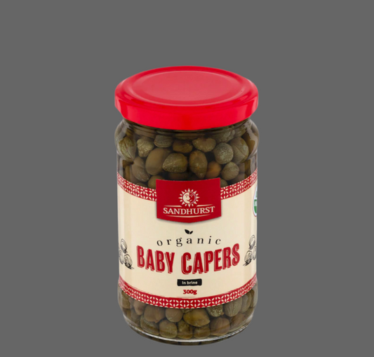 Sandhurst Organic Baby Capers In Brine 300g