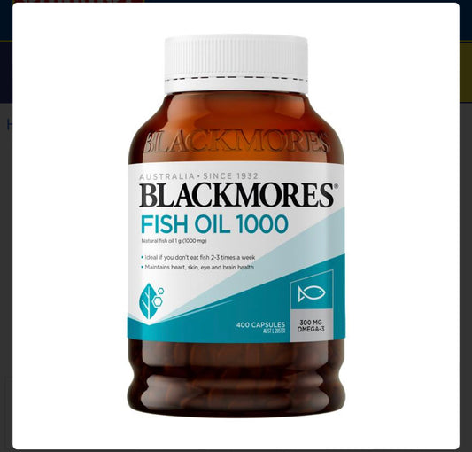 Blackmores Fish Oil 400 capsules