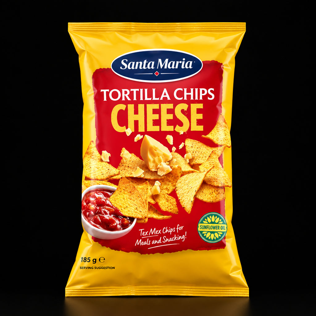 Santa Maria Tortilla Chips Cheese 185g