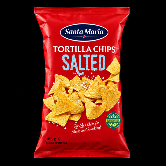 Santa Maria Tortilla Chips Salted 185g *NEW*