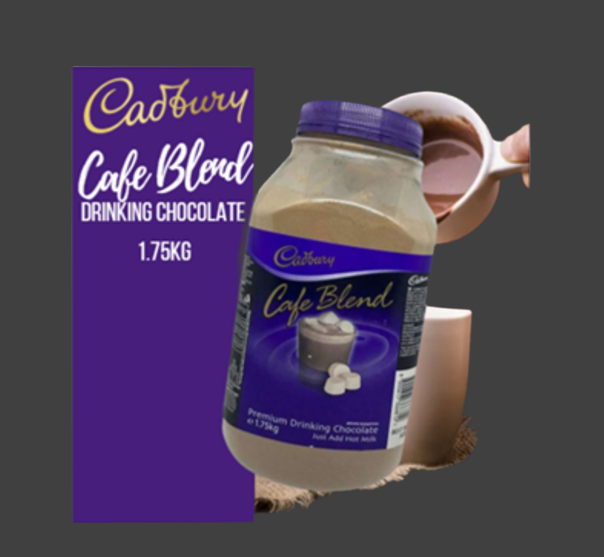 CADBURY CAFE BLEND DRINKING CHOCOLATE 1.75kg