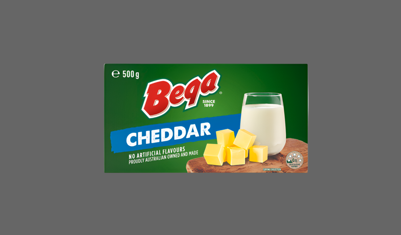 Bega Dairylea Cheddar Block 500g