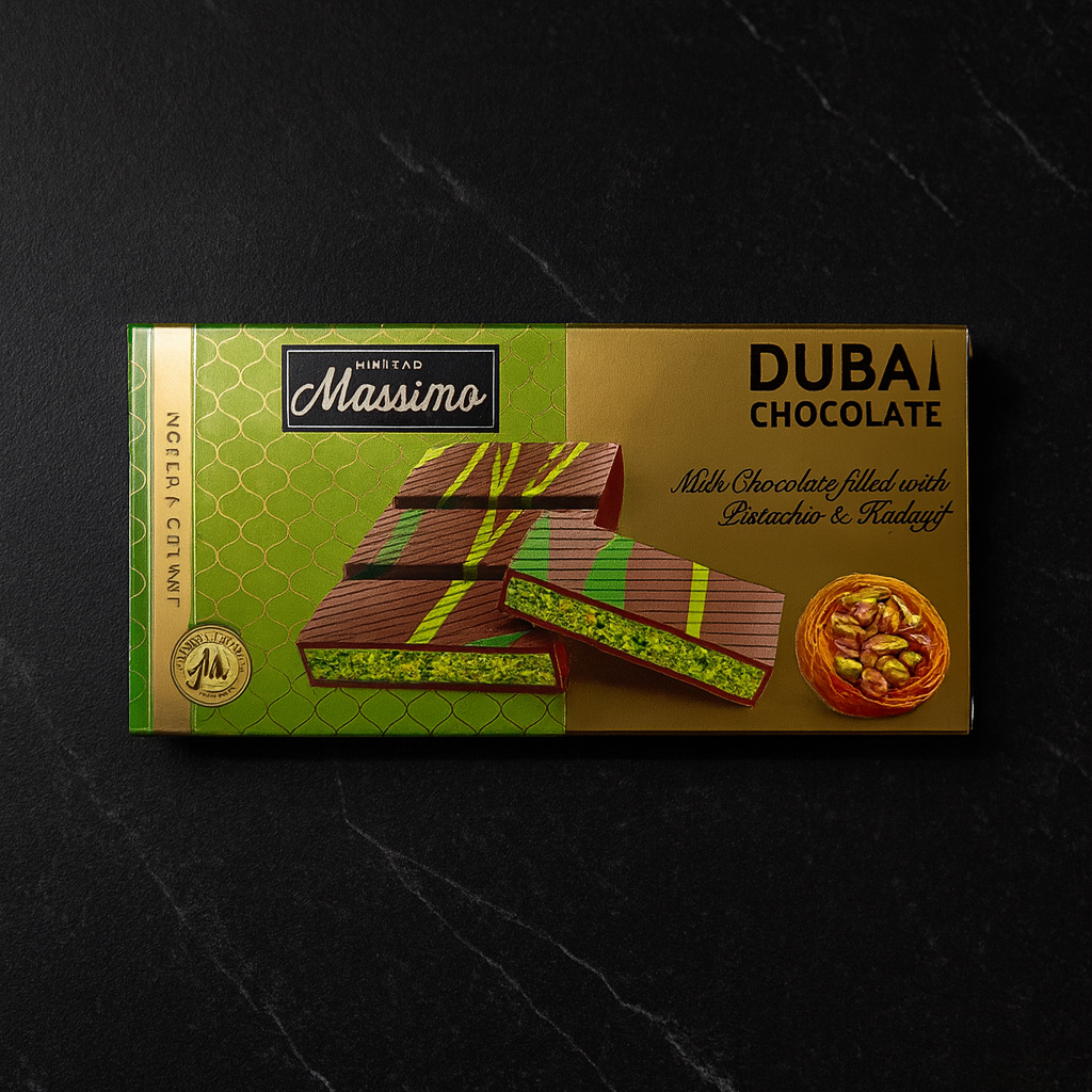 Maestro Massimo Dubai Chocolate 200g – Alpha Fresh