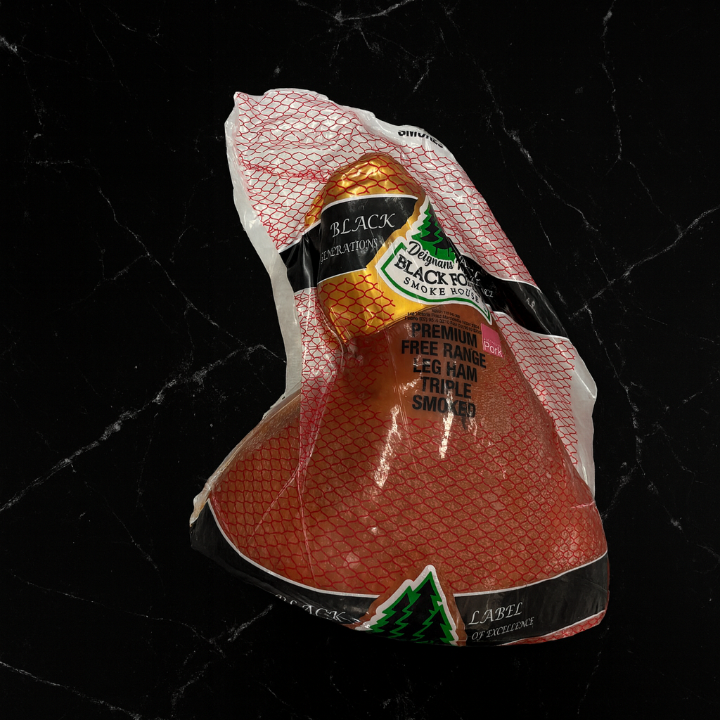 Black Forest Free Range Leg Ham Half Triple Smoked 16.90/KG