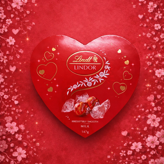 Lindt Lindor Heart Tin 147g Milk