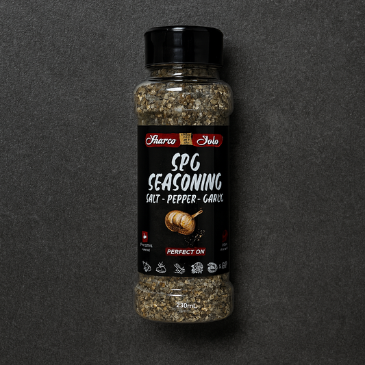 Marco Polo Salt + Pepper+ Garlic Seasoning 120g