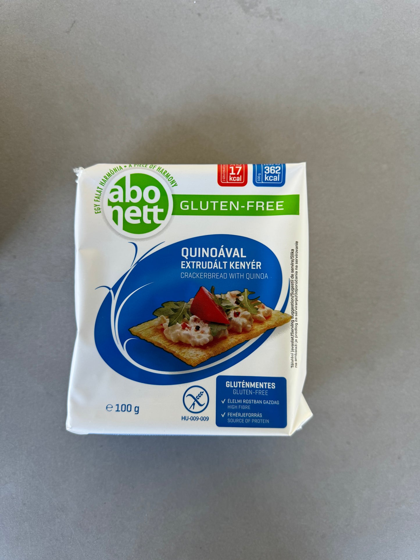 Abonett Gluten Free Crackerbread with Quinoa 100g