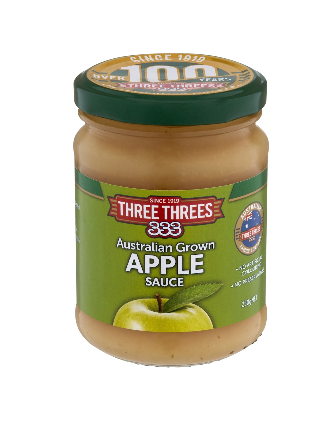 Three Threes Apple Sauce 250g