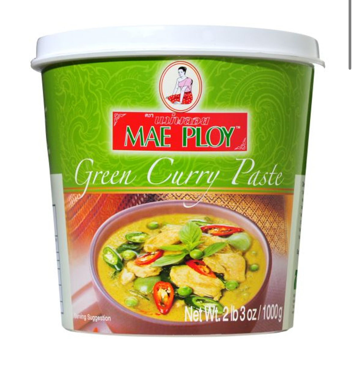 Mae Ploy Green Curry Paste 1kg