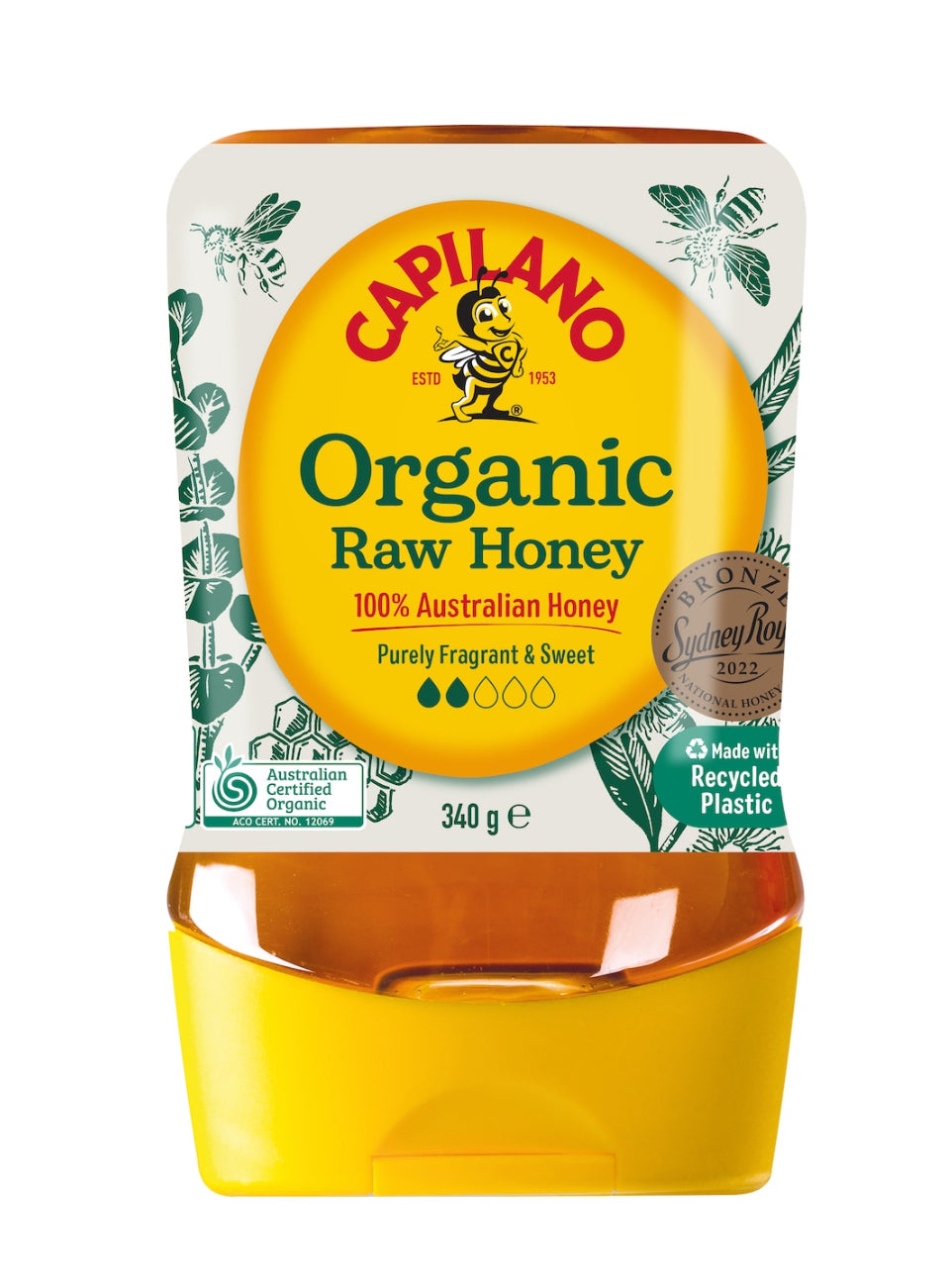 Capilano Organic Raw Honey 340g