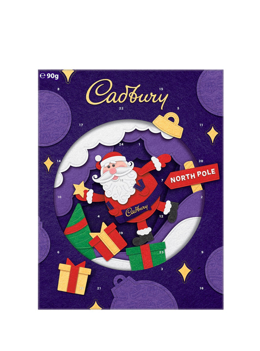 Cadbury Dairy Milk Chocolate Christmas Advent Calendar 90g