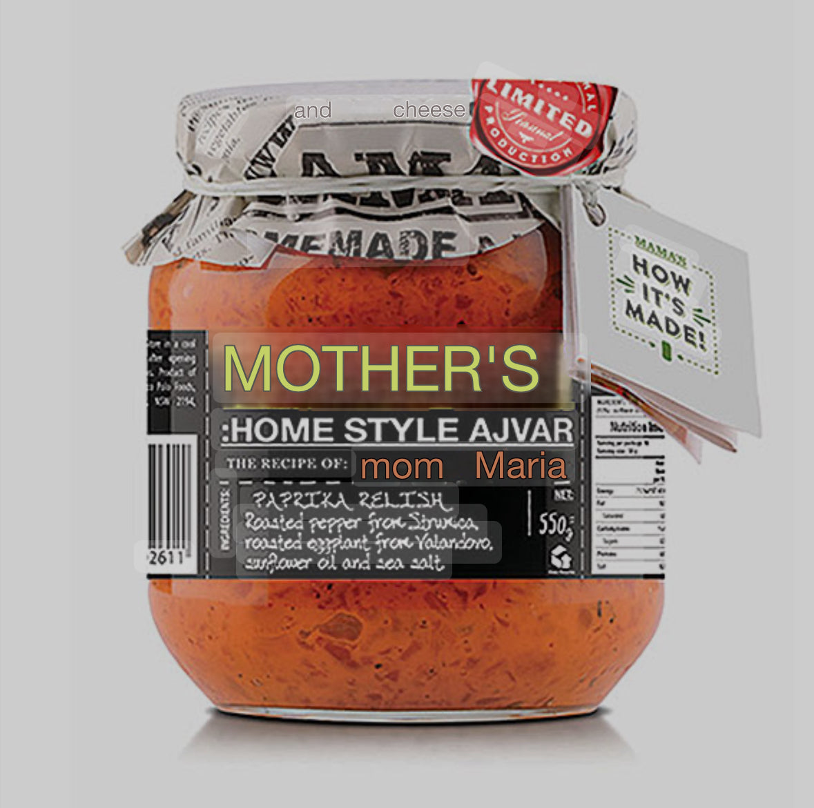 MAMA’S Home Style Ajvar Mild 550g