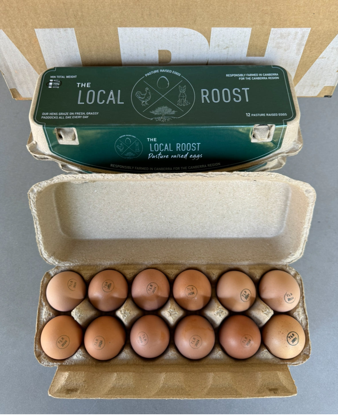 Local Roost-Pasture raised Eggs 600g