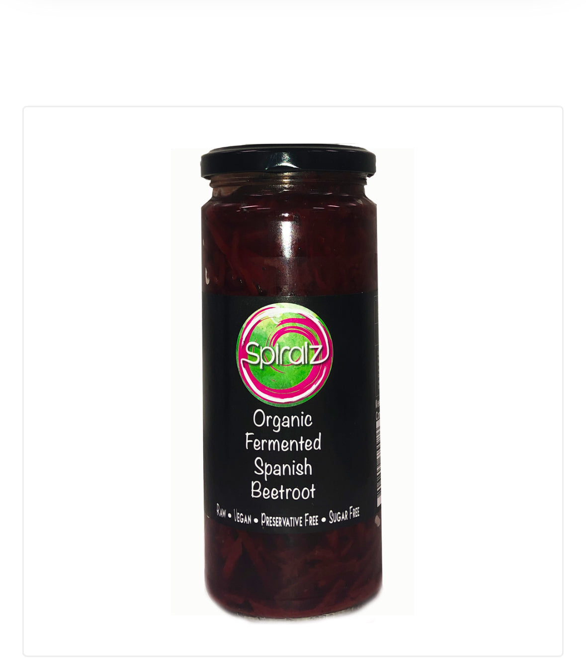 Organic Fermented Spanish Beetroot 430g – Spiralz