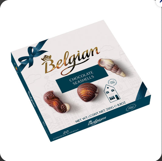 Belgian Chocolate Seashells 250g