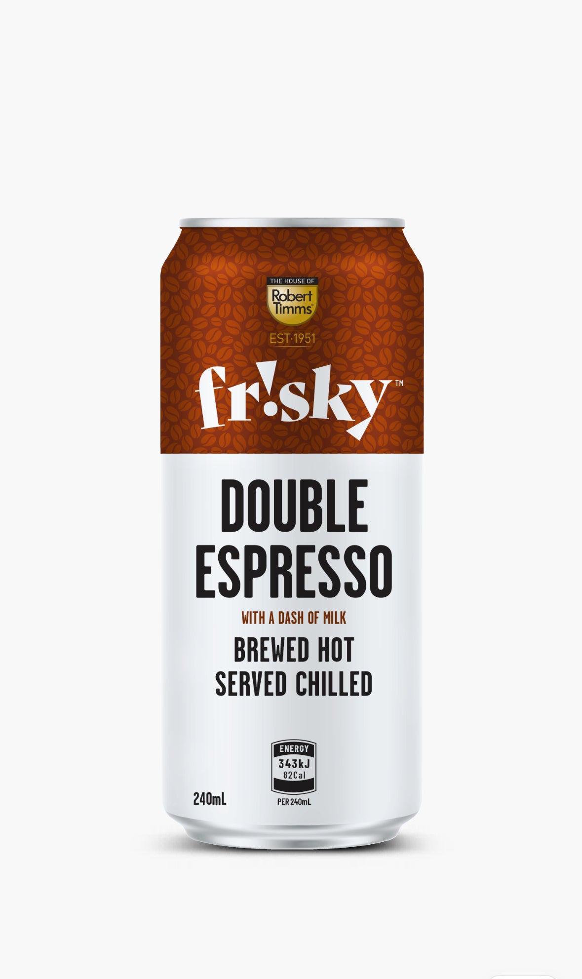 NEW***FRISKY Iced Coffee Double Expresso 240ml