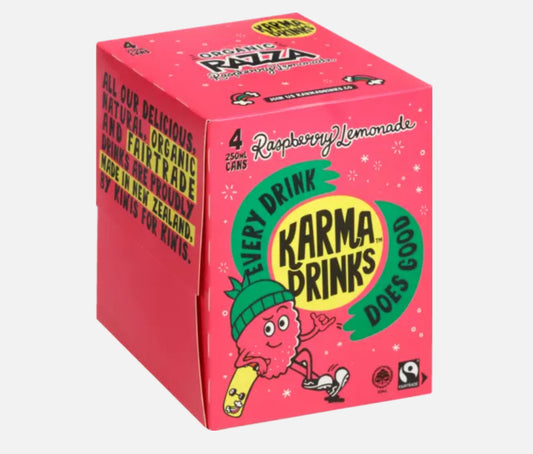 Organic Karma Pink Lemonade 4pk 250ml