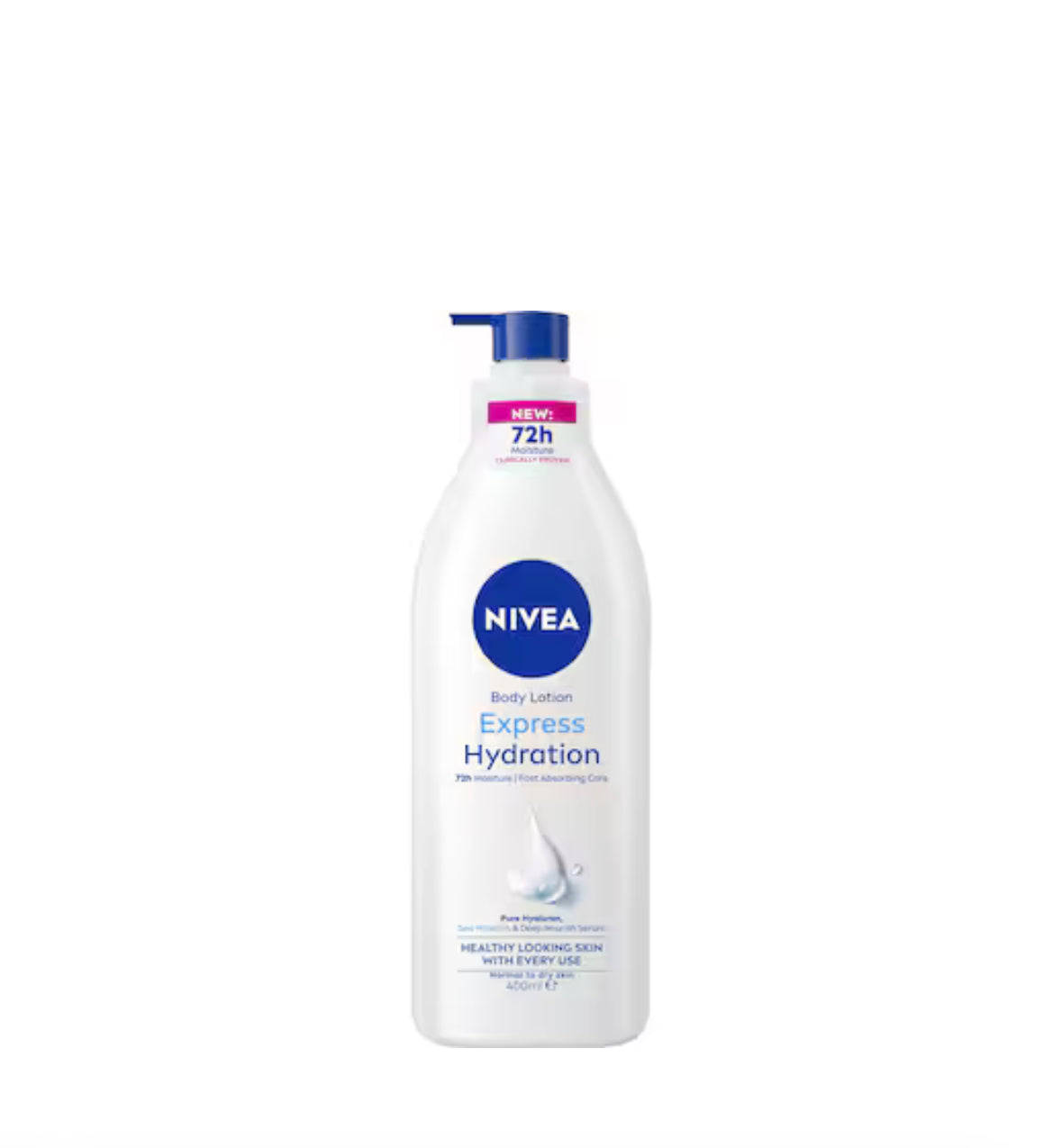 NIVEA Express Hydration Body Lotion Fast Absorbing 72hr Moisture 400mL