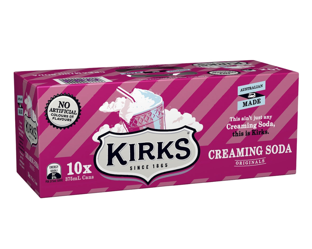 Kirks Creaming Soda 10pk