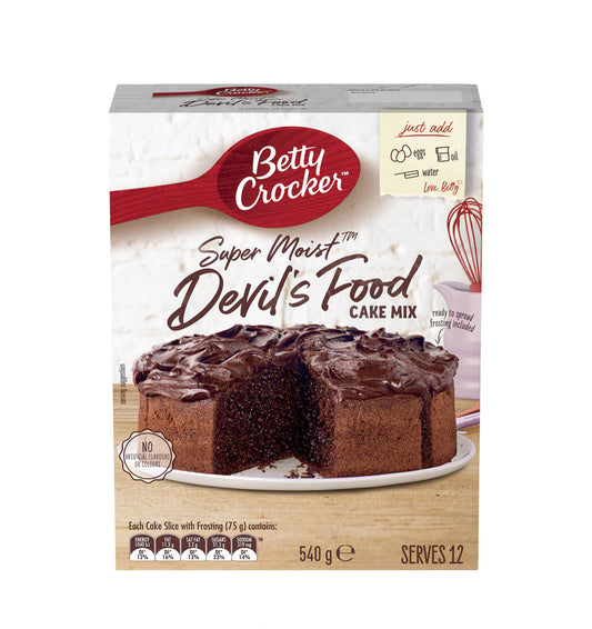 Betty Crocker Devil's Food Cake Mix 540g