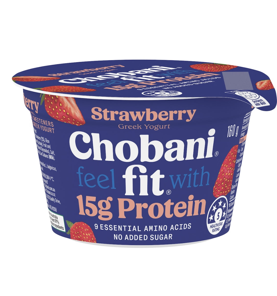 Chobani Fit High Protein Greek Yogurt Pot Strawberry 160g