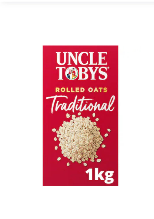 Uncle Tobys Oats Traditonal Rolled Oats Porridge 1kg