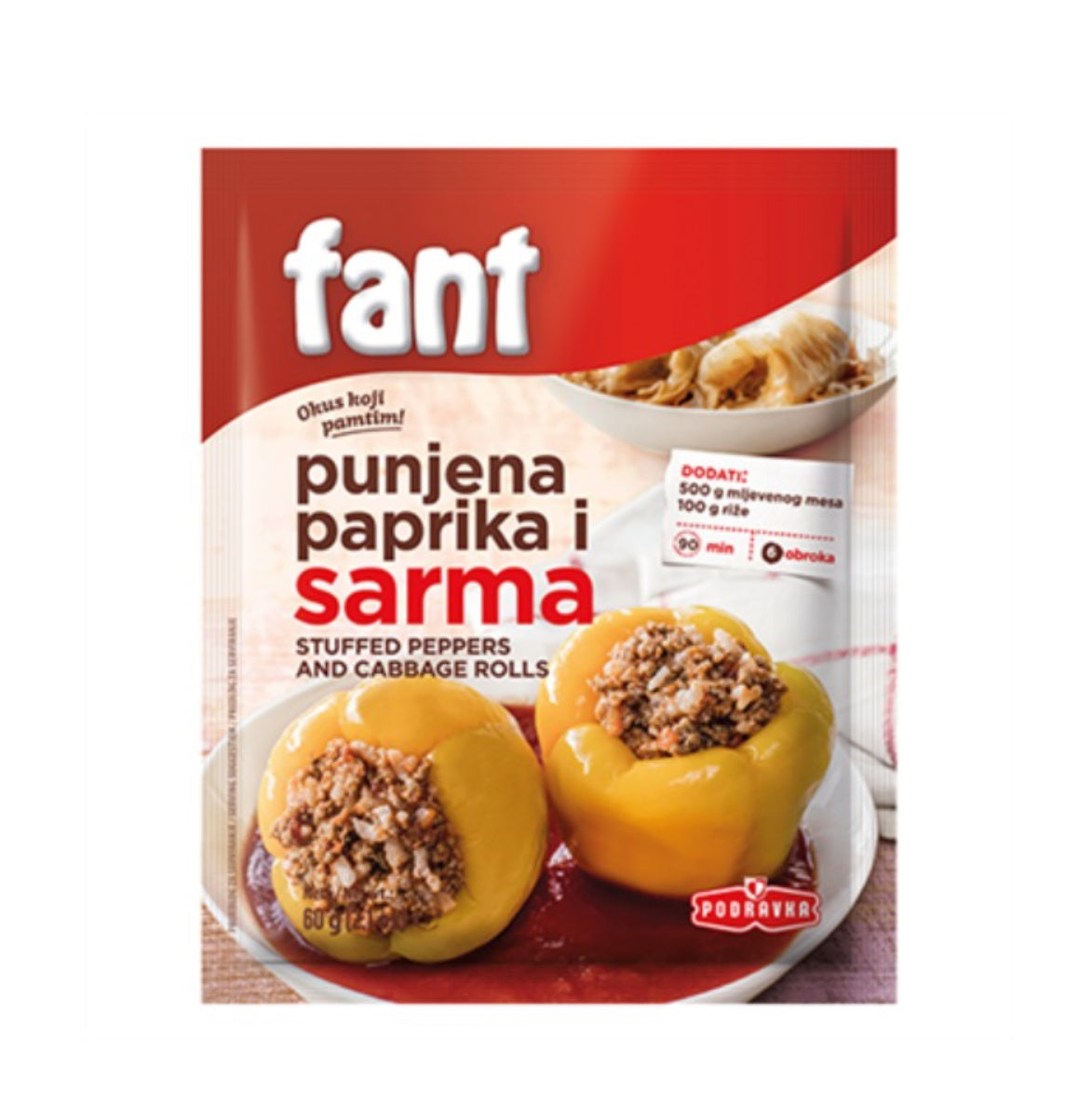 Fant Seasoning for Stuffed Peppers and Cabbage Rolls 60g