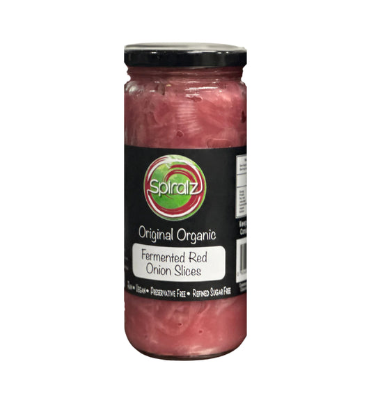 NEW** ORGANIC FERMENTED RAW RED ONION SLICES