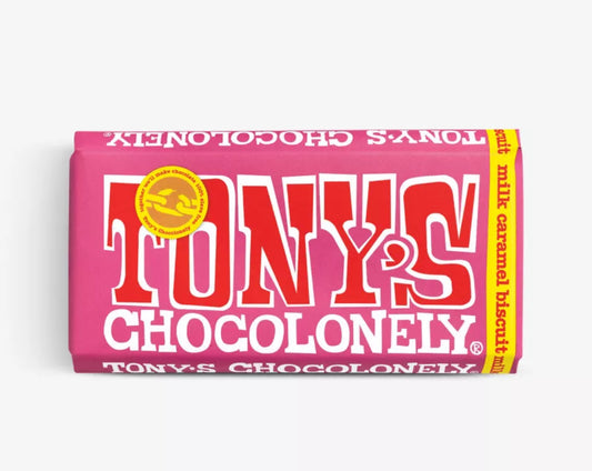 Tony's Chocolonely Milk Caramel Biscuit 180g