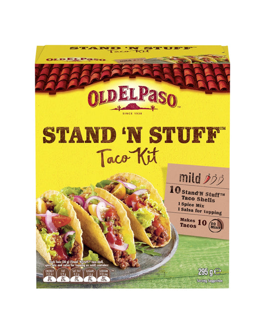 Old El Paso Stand 'n Stuff Taco Kit Mexican Style 295g