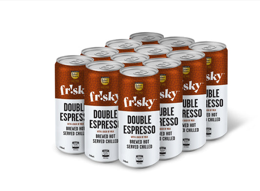 NEW** FRISKY Iced Coffee Double Espresso 12pk