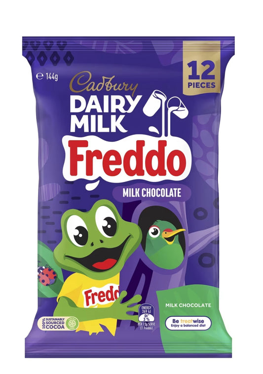 Cadbury Dairy Milk Freddo Milk Sharepack 12 Pack 144g