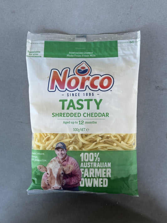 Norco Tasty Shredded Cheese 500g