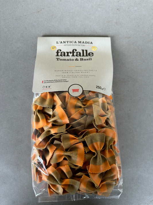 L’Antica Madia -Farfalle Pasta Tomato&Basil 250g