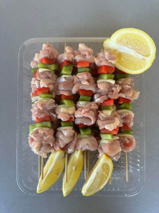 SPECIAL Alpha Chicken & Veggie Kebabs 10 pk