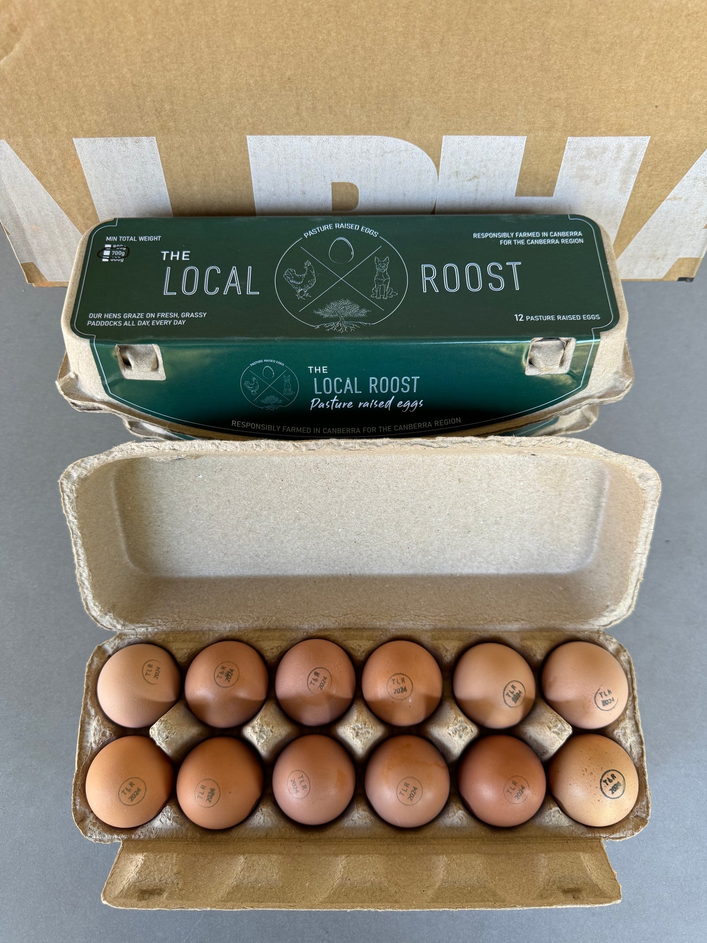 Local Roost -Pasture raised Eggs 700g