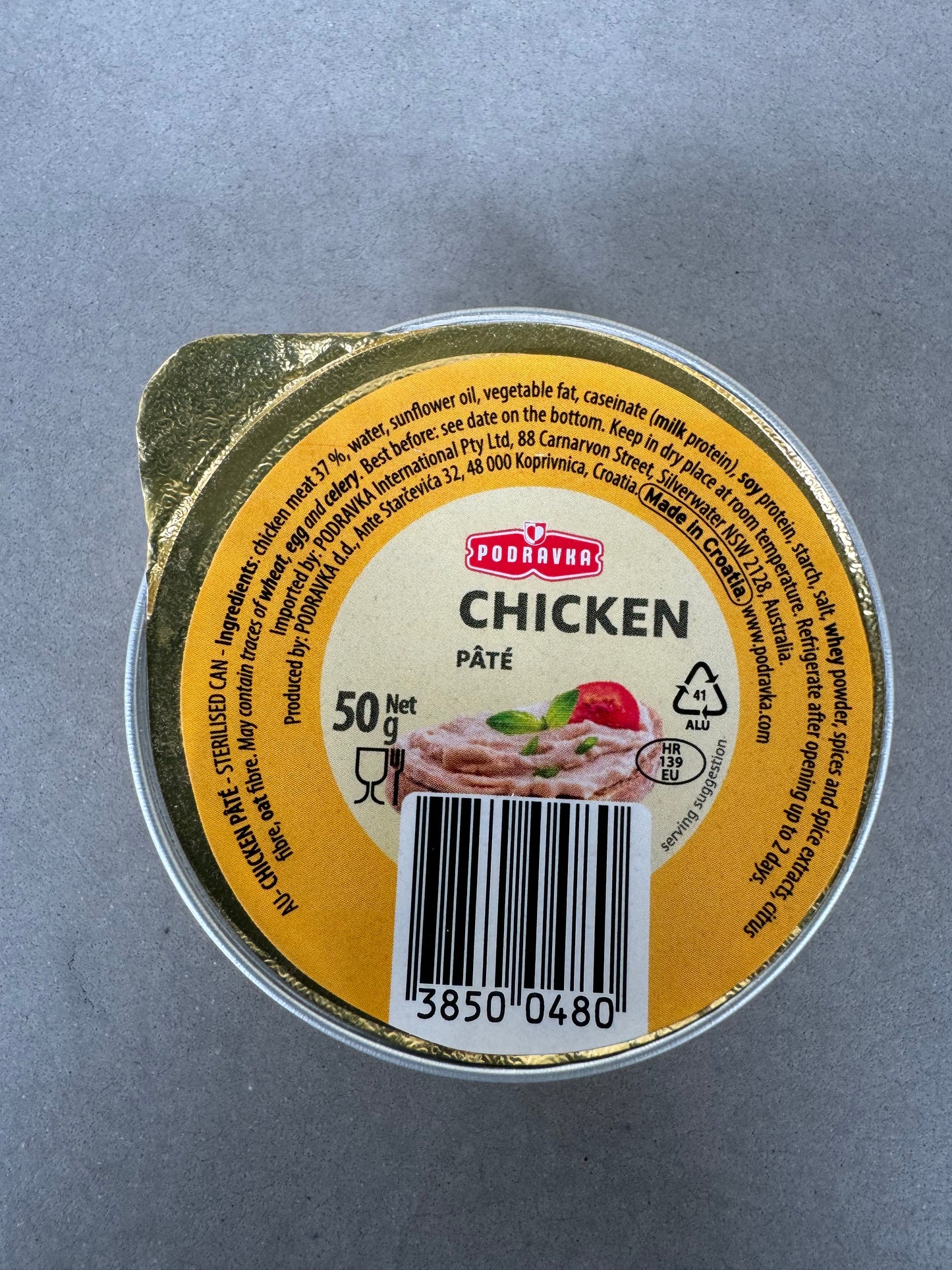 Podravka Chicken Pate 50g