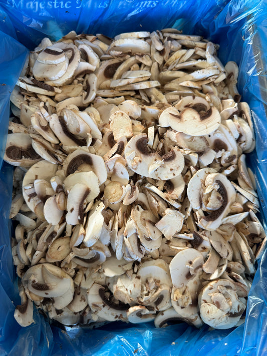 Sliced Mushrooms 4kg Box