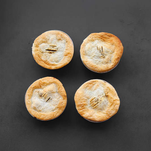 SPECIAL Pop's Pepper Steak Pie - Single Size (4 x 220g)