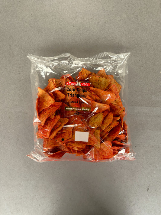 Marco Polo Corn Chips Triangles Chilli & Lime 500g